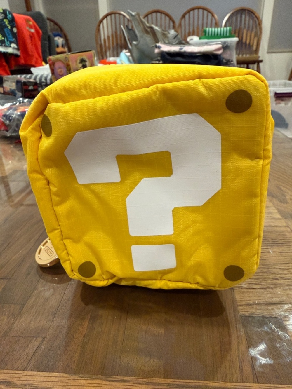 Lesportsac x Nintendo collab question mark block pouch